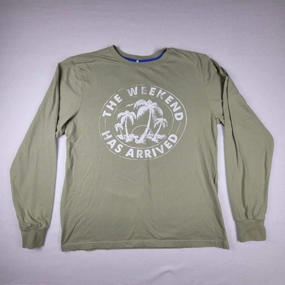 Chubbies T Shirt Lot 2 Mens Medium Blue Pocket Tee Green Graphic Beach Tee